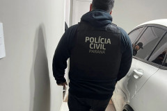 PCPR cumpre busca e apreensão contra homem investigado por golpes de compra e venda de terrenos em Cascavel