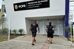 PCPR e PMPR prendem dois homens em flagrante por homicídio em Matinhos