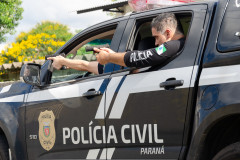 PCPR prende seis homens por roubo em uma empresa ocorrido no Norte do Estado