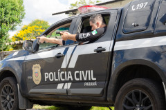 PCPR e GM prendem homem por atear fogo na casa da avó em Curitiba