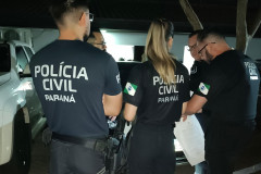 PCPR prende dez pessoas durante operação contra o tráfico de drogas em três estados 