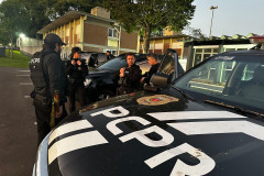 PCPR prende nove integrantes de organização criminosa especializada em roubos de cargas