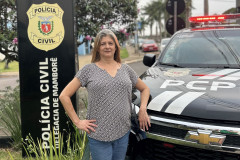 PCPR relembra a trajetória da aposentada conhecida como "dona rose" que atuou por 23 anos na corporação em diversas cidades