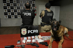 PCPR prende duas mulheres e apreende drogas, munições e dinheiro em Dois Vizinhos