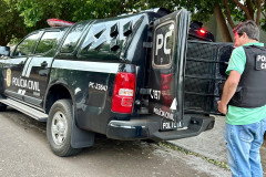 PCPR prende homem por homicídio e apreende objetos relacionados ao crime em Cidade Gaúcha