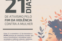 PCPR participa de campanha global pelo fim da violência contra a mulher 