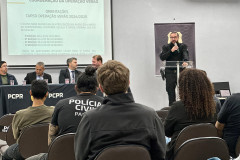 PCPR inicia segunda fase do curso de padronização para policiais civis que atuarão no Verão Maior Paraná