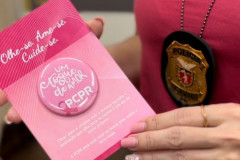 PCPR realiza ação de conscientização para servidoras sobre o outubro rosa 