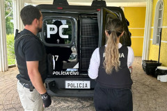 PCPR e PMPR prendem homem por furto ocorrido em Carambeí 