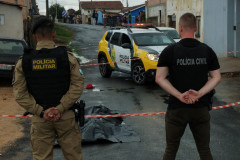 PCPR prende suspeito por homicídio ocorrido em Castro