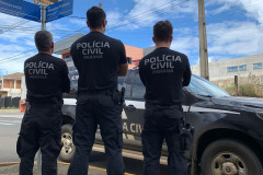 PCPR e GM prendem homem por latrocínio tentado e outros crimes em Telêmaco Borba