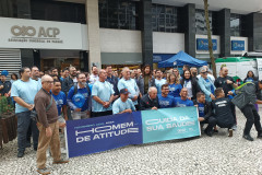 PCPR participa de caminhada em prol do Novembro Azul em Curitiba