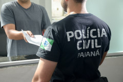 PCPR dIvulga imagem de foragido por importunação sexual em Araucária