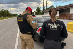 Forças de segurança fazem operação integrada contra crimes nas rodovias do Litoral