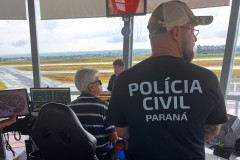 PCPR participa de curso de formação de pilotos de drones em Maringá