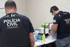 PCPR cumpre mandados de busca e apreensão contra grupo suspeito de fraudar licitação da Prefeitura de Matinhos
