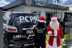PCPR realiza ação de Natal para crianças de CEMEI em União da Vitória