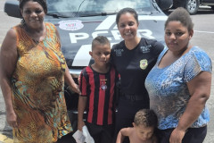 PCPR localiza criança perdida em Guaratuba e a devolve à família