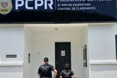 PCPR prende homem em flagrante por violência doméstica em Guaratuba
