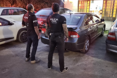 PCPR localiza veículo roubado duas horas após o crime