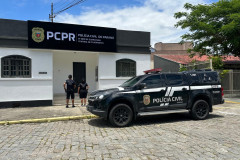 PCPR prende homem em flagrante por furto qualificado em Guaratuba