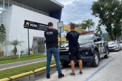 PCPR recupera objetos furtados de emissora de televisão em Matinhos