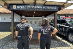 PCPR prende homem em flagrante por lesão corporal contra sua ex-companheira em Pontal do Paraná