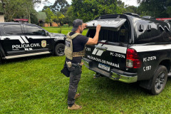 PCPR prende oito pessoas e apreende dois adolescentes durante operação nos Campos Gerais