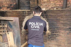PCPR incinera mais de 100 quilos de pasta base de cocaína em Araucária 