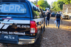 PCPR prende homem suspeito de duplo homicídio ocorrido em Ponta Grossa