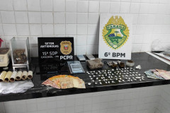 PCPR e PMPR prende homem por tráfico de drogas em Cascavel 
