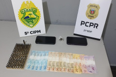 PCPR prende três pessoas e apreende um adolescente durante operação contra o tráfico de drogas em Cianorte