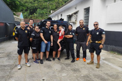 PCPR recebe visita de menina que foi atropelada em Guaratuba