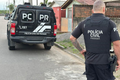 PCPR prende homem suspeito de perseguição, ameaça e agressões físicas em Antonina 