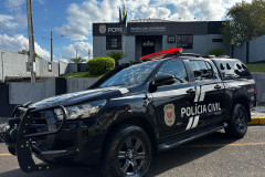 PCPR prende homem em flagrante e recupera televisão furtada em Queimadas 