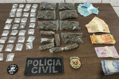 PCPR prende 24 pessoas durante operação contra tráfico de drogas e lavagem de dinheiro
