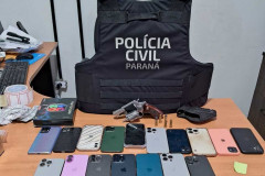 PCPR prende homem por receptação e recupera 16 celulares na Capital 