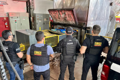 PCPR e Força Nacional incineram aproximadamente meia tonelada de entorpecentes em Cruzeiro do Oeste