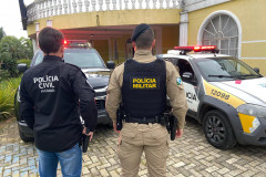 PCPR e PMPR prendem homem por tentativa de feminiciídio, estupro e cárcere privado em Carambeí