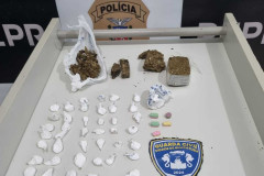 PCPR e GCM apreendem drogas durante operação deflagrada em Guaratuba 