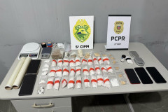 PCPR e PMPR prende duas pessoas por tráfico de drogas durante operação em Cianorte