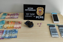 PCPR, PMPR e GM prendem duas pessoas por tráfico de drogas em Cascavel 