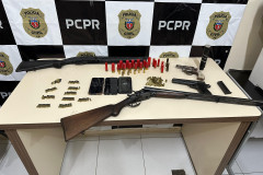 PCPR prende mulher em flagrante por posse ilegal de armas e munições em Imbaú