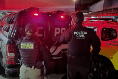 PCPR e PMPR prendem homem por diversos crimes contra mulher e filho em Irati 