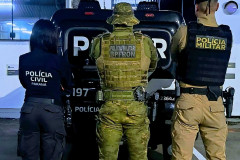 PCPR e PMPR prendem três pessoas durante operação contra o tráfico de drogas no Noroeste