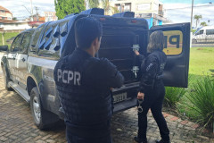 PCPR prende homem por estupro de vulnerável e ameaça contra mulher em Carambeí 