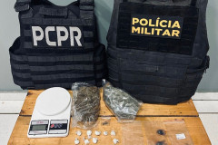 PCPR e PMPR prendem homem investigado por tráfico de drogas em Laranjeira do Sul 