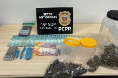 PCPR prende homem por tráfico de drogas durante ação em Cascavel 