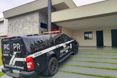 PCPR prende três homens por tráfico de drogas e lavagem de capitais, e bloqueia casa de luxo em Foz do Iguaçu