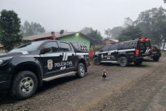 PCPR prende dois homens suspeitos de furto qualificado em Rebouças 